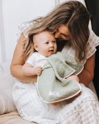 Little Fishies Gauze Burping Cloth Bundle – 3 Pack – Sage / Grey / Navy