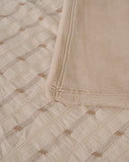 Cozy Texture Plush Blanket – Beige