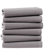 Terra Bath Washcloth Bundle – 6 Pack – Grey