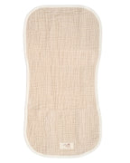 Little Fishies Gauze Burping Cloth Bundle – 3 Pack – Natural / Beige / Warm Taupe