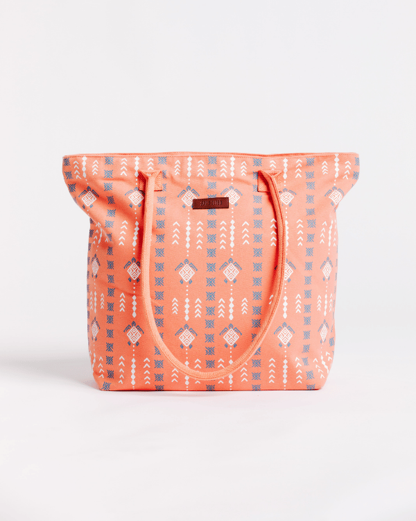 Shark Ripples Beach Tote
