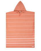 Classic Stripe Hooded Poncho – Green