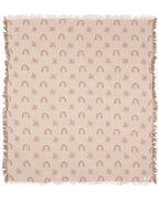 Teddy Gauze Receiving Blanket with Pouch