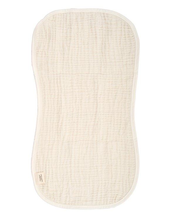 Little Fishies Gauze Burping Cloth Bundle – 3 Pack – Natural / Beige / Warm Taupe