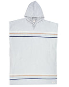 Classic Stripe Hooded Poncho – Seaglass