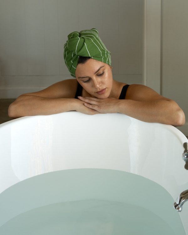 Classic Hair Towel – Green