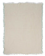 Little Fishies Gauze Receiving Blanket – Sage