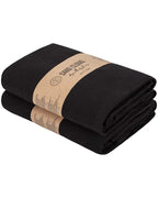 Terra Fringeless XL Bath Bundle – Black – 2 Pack