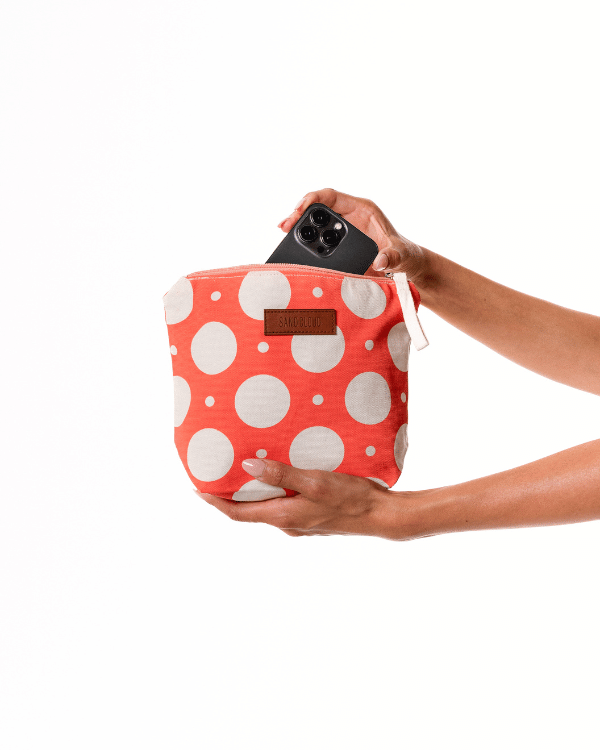 Polka Dot Zipper Pouch