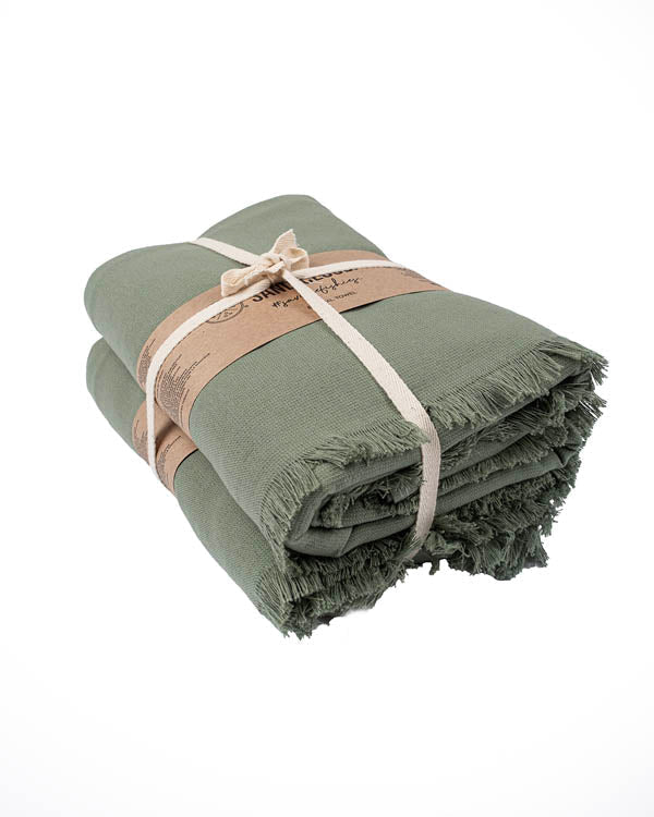 Terra XL Bath Bundle 2 Pack – Hedge Green