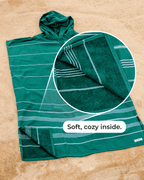Terra Hooded Poncho Grey