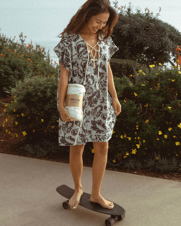Floral Turtle Cover Up