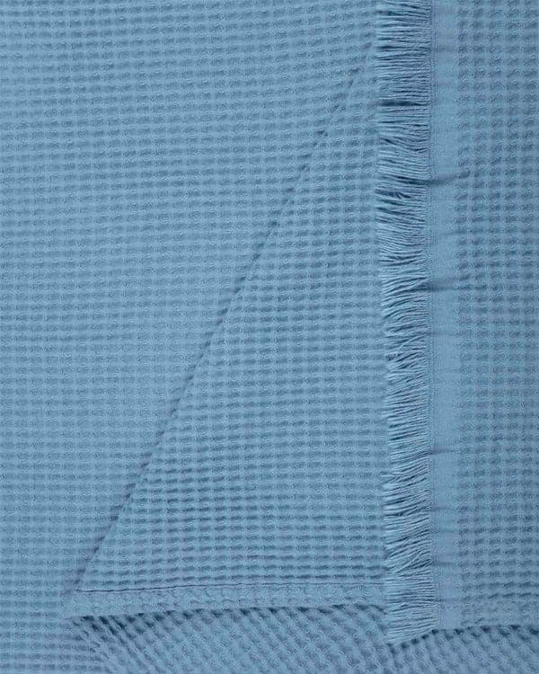 Micro Waffle XL Bath Bundle – Slate Blue