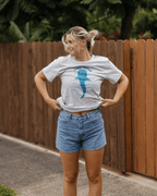Spotted Shark SS Tee – Heather Gray