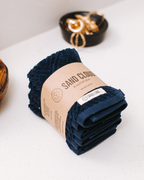 Willow Bath Washcloth Bundle – 6 Pack – Deep Ocean