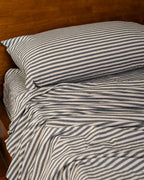 Classic Micro Twill Solid Melange Flat Top Sheet Moss