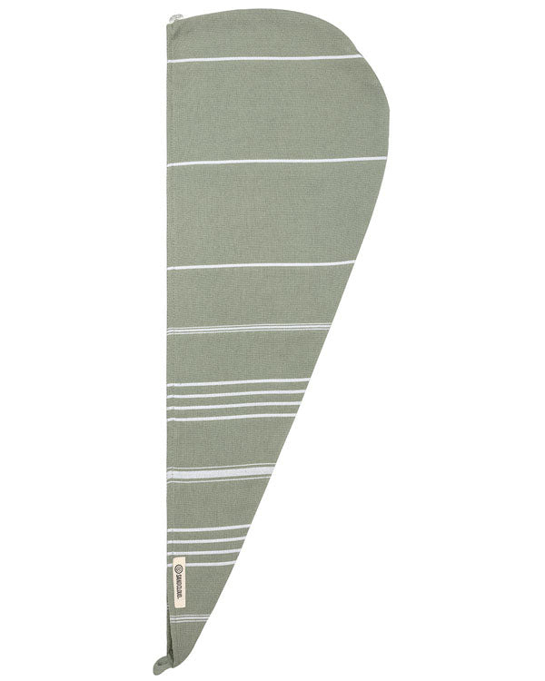 Terra Hair Towel – Teal Blue