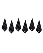 Classic Bath Washcloth Bundle- 6 Pack – Black