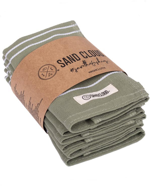 Terra Bath Washcloth Bundle – 6 Pack – Navy