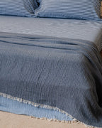 Senna Melange PARTY BLANKET™ Indigo – Queen