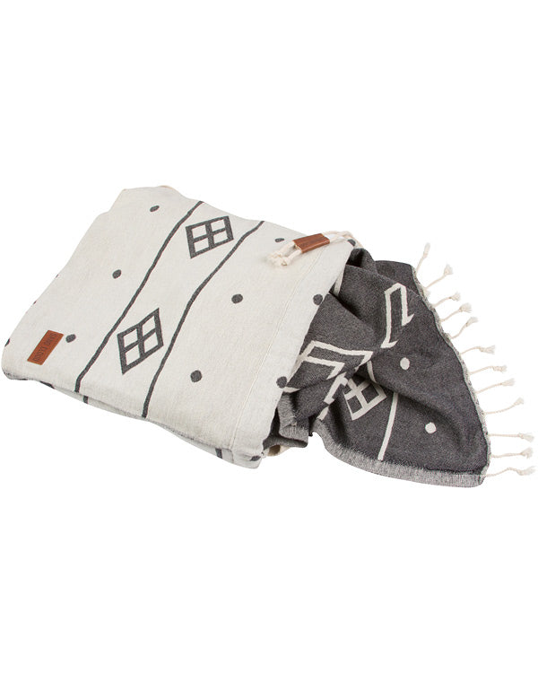 Mudcloth Towel Bag