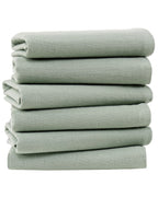Terra Bath Washcloth Bundle – 6 Pack – Sage