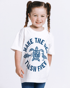 Make The Sea Trash Free Kids Tee – White