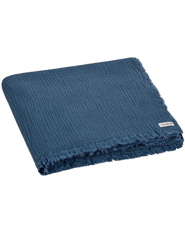 Lara Dark Denim – PARTY BLANKET™ – Queen