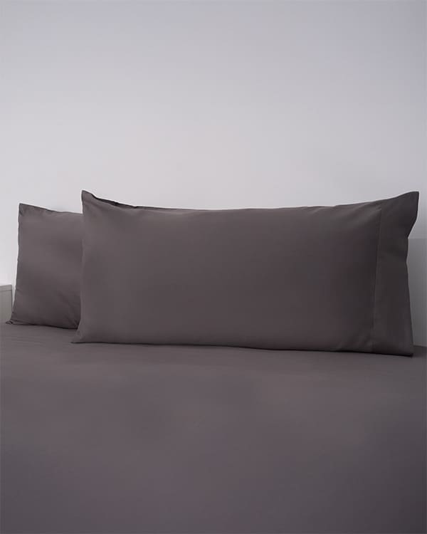 Luxe Sateen Sheet Set Steel Grey