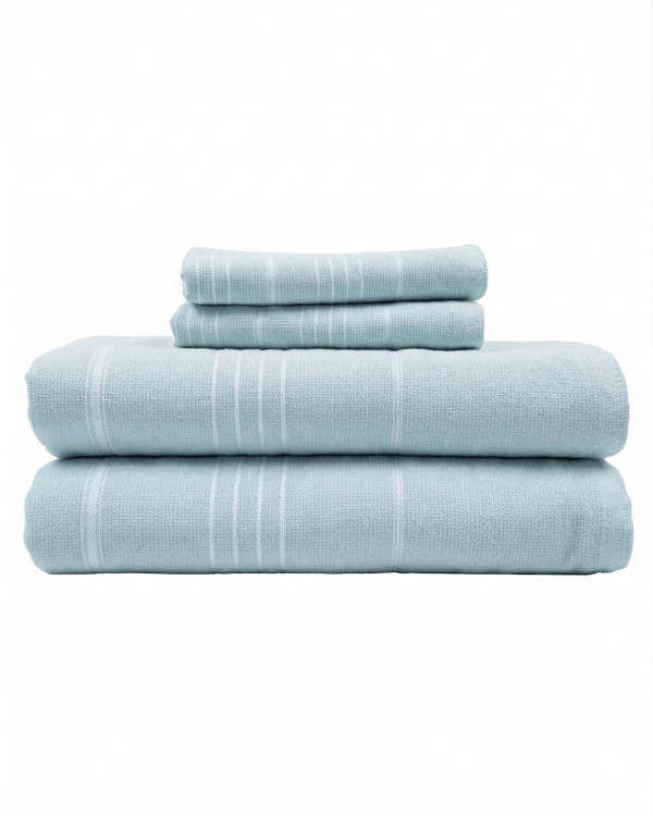 Classic Fringeless XL Bath Bundle – Navy