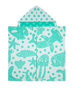 Swirl Turtle Hooded Kids Bath Towel