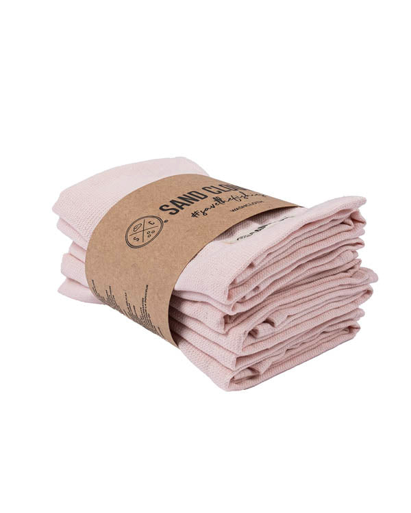 Terra Bath Washcloth Bundle 6 Pack – Slate Blue