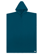 Classic Stripe Hooded Poncho – Seaglass