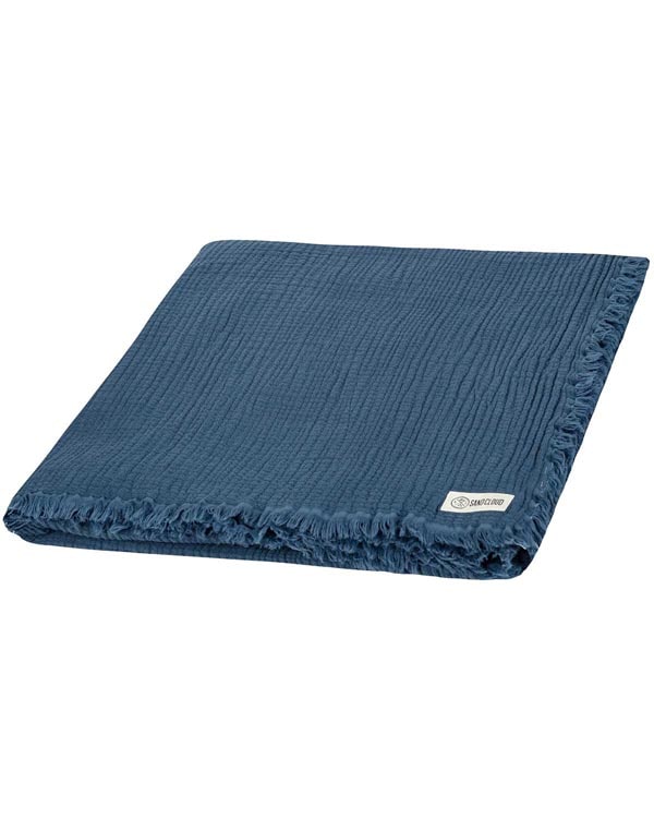 Lara Dark Denim – PARTY BLANKET™ – Queen