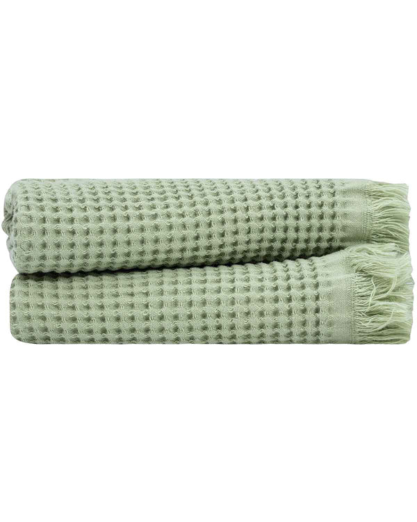 Micro Waffle Hand Bath Bundle – 2 Pack – White