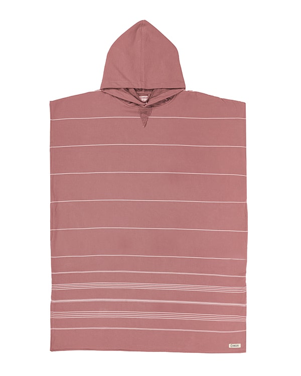 Border Classic Stripe Poncho – Aqua