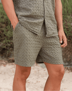 Orb Waffle Short – Black – Mens