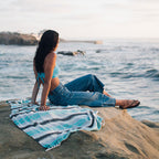 Seafoam Baja Beach Blanket – Most Popular Beach Blanket