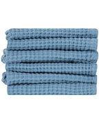 Micro Waffle Hand Bath Bundle – 2 Pack – Slate Blue
