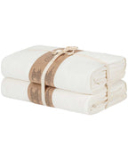 Terra Fringeless XL Bath Bundle – Ivory – 2 Pack
