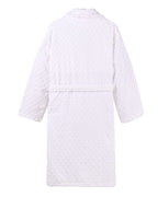 Polka Dot Robe – White