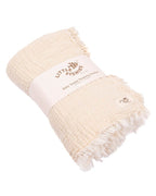 Little Fishies Gauze Receiving Blanket – Grey