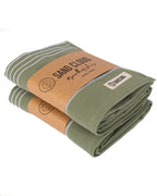 Classic Fringeless Hand Bath Bundle 2 Pack – Hedge Green