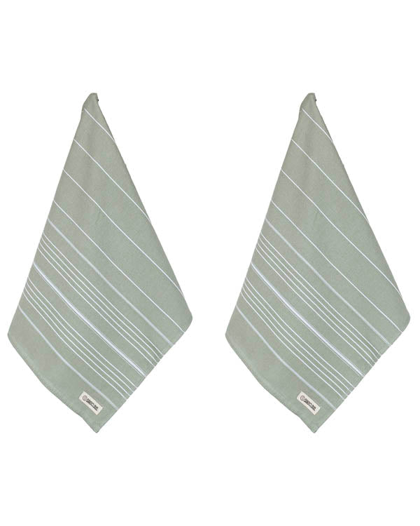 Classic Fringeless Hand Bath Bundle 2 Pack – Sage