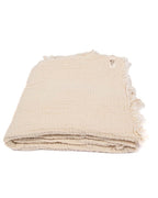 Little Fishies Gauze Receiving Blanket – Natural
