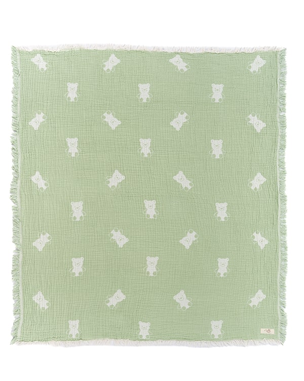 Ducky Gauze Receiving Blanket Single with Pouch