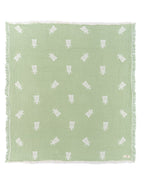 Rainbow Gauze Receiving Blanket Single with Pouch