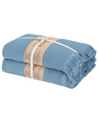 Micro Waffle XL Bath Bundle – 2 Pack -Sand