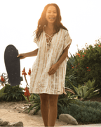 Adobe Mudcloth Cover Up Sunflower