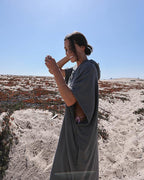 Terra Hooded Poncho Sage